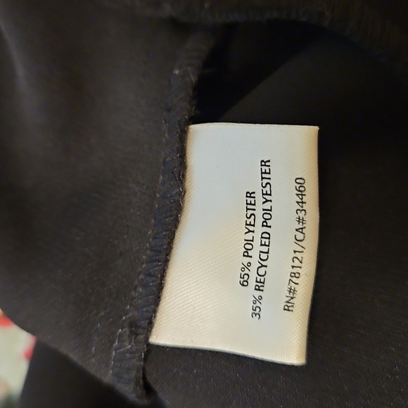 Eileen Fisher Black Straight Leg Pants - Picture 6 of 6